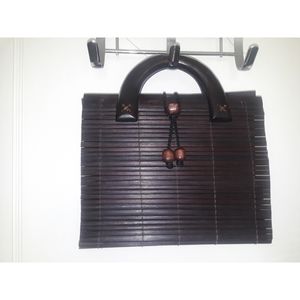 Eco Chic Black Women's Purse, Vintage Style